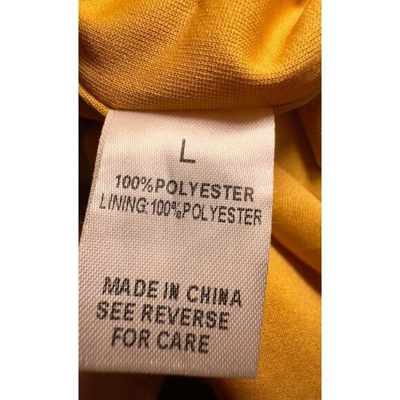 Wishlist Mustard Kimono Maxi Dress - Size L - Picture 8 of 9